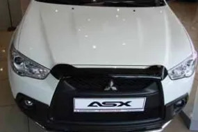 Дефлектор SIM для капота (короткий) Mitsubishi ASX 2010-2012 фото 2