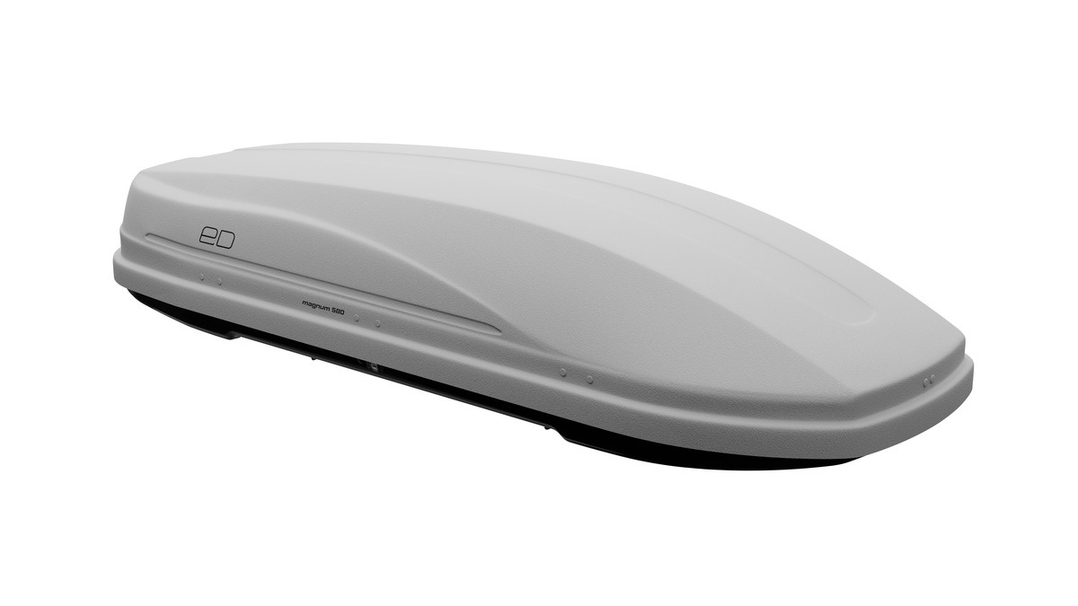 Бокс на крышу PILIGRIM Магнум 580 серый матовый фото 4