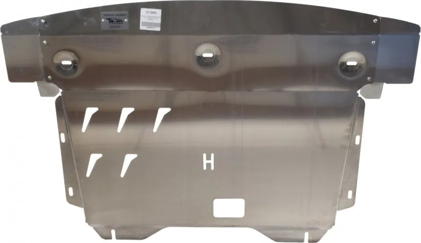 Защита алюминиевая АВС-Дизайн для картера и КПП Hyundai Santa Fe III 2012-2018