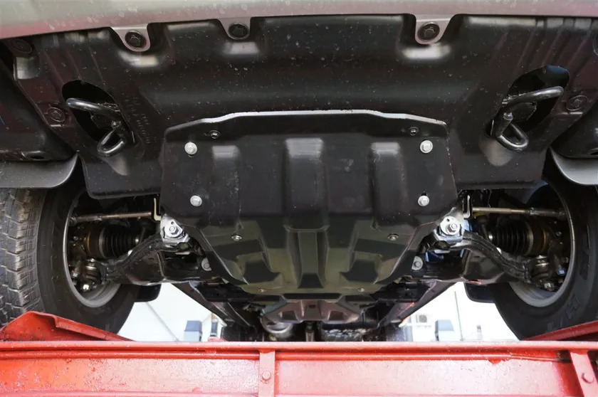 Защита композитная АВС-Дизайн для картера, КПП, РК и радиатора Toyota Fortuner I рестайлинг 4x4 2012-2015 фото 3