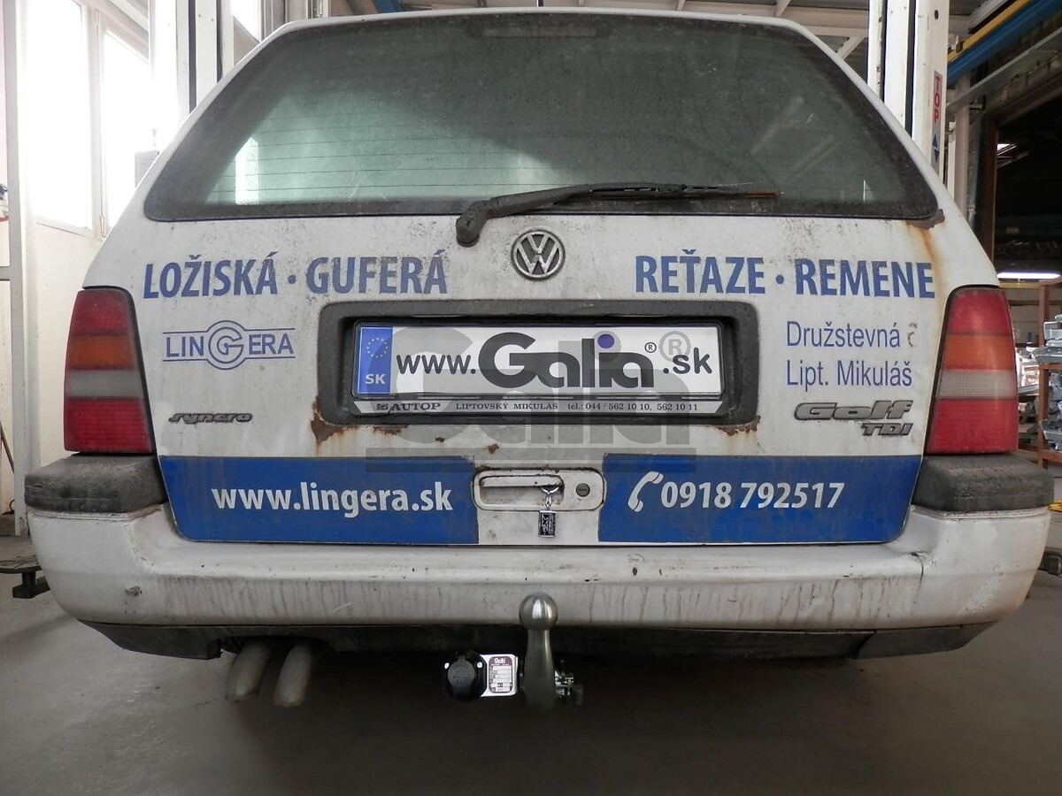 Оцинкованный фаркоп GALIA для Volkswagen Golf (Mk.III универсал) 1993-1999 Шар А фото 6