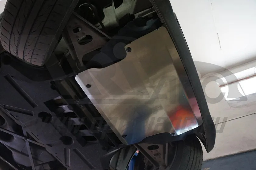 Защита алюминиевая АВС-Дизайн для передний части днища Smart ForTwo 2007-2014 фото 3