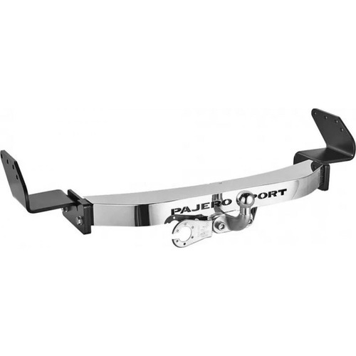 Фаркоп Балтекс c накладкой из нержавеющей стали для Mitsubishi Pajero Sport (Mk.II) 1998-2008 Шар F