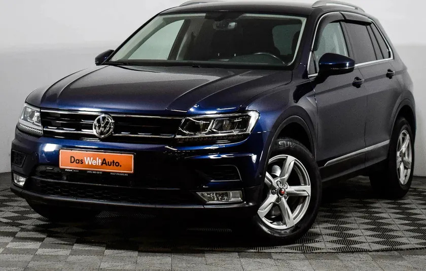 Дефлекторы Cobra Tuning для окон (с хромир. молдингом) Volkswagen Tiguan II 2017-2022 фото 9