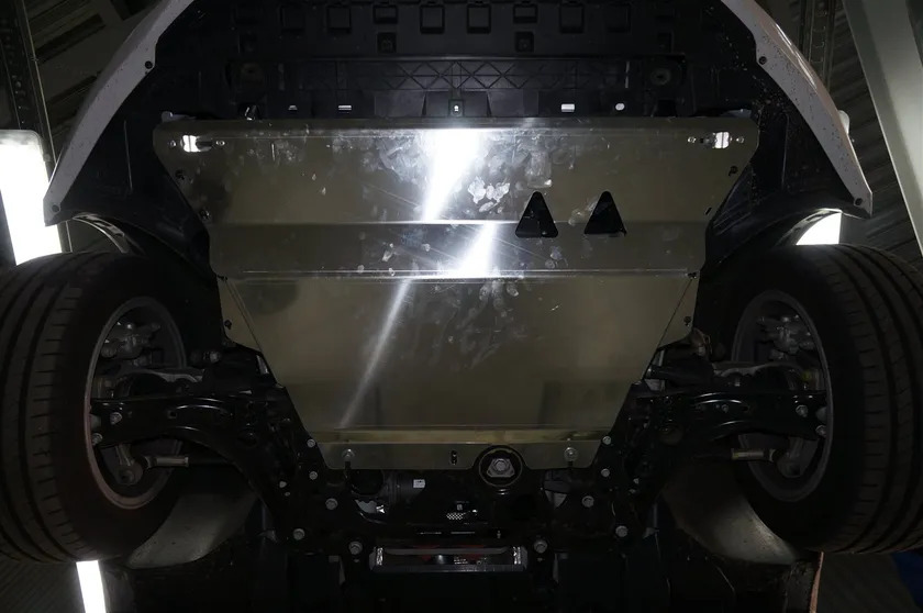 Защита алюминиевая АВС-Дизайн для картера Audi A3 8V хэтчбек 2012-2020 фото 3