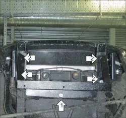 Защита Мотодор для рулевых тяг УАЗ Патриот I 2005-2014