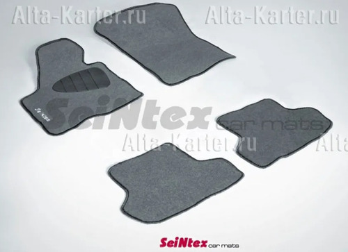 Коврики текстильные Seintex на резиновой основе для салона Ford Fiesta VI до рестайлинга 2008-2015