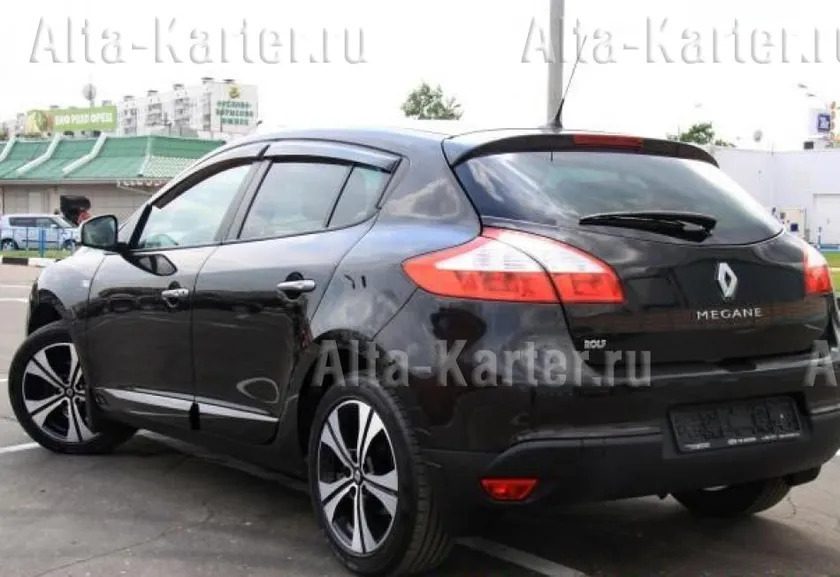 Дефлекторы Cobra Tuning для окон Renault Megane III хэтчбек 5-дв. 2008-2014 фото 4