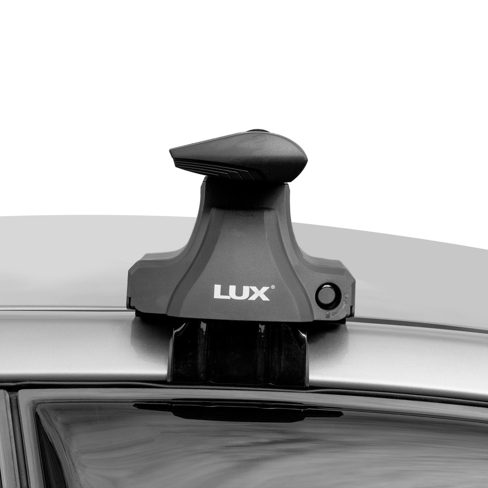 Багажник универсальный на гладкую крышу D-LUX крыловидные дуги чёрные фото 4