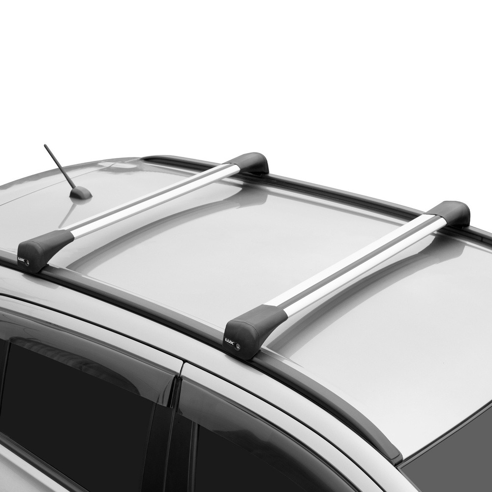 Багажник модельный на интегрированные рейлинги LUX BRIDGE БК4 крыловидные дуги фото 11