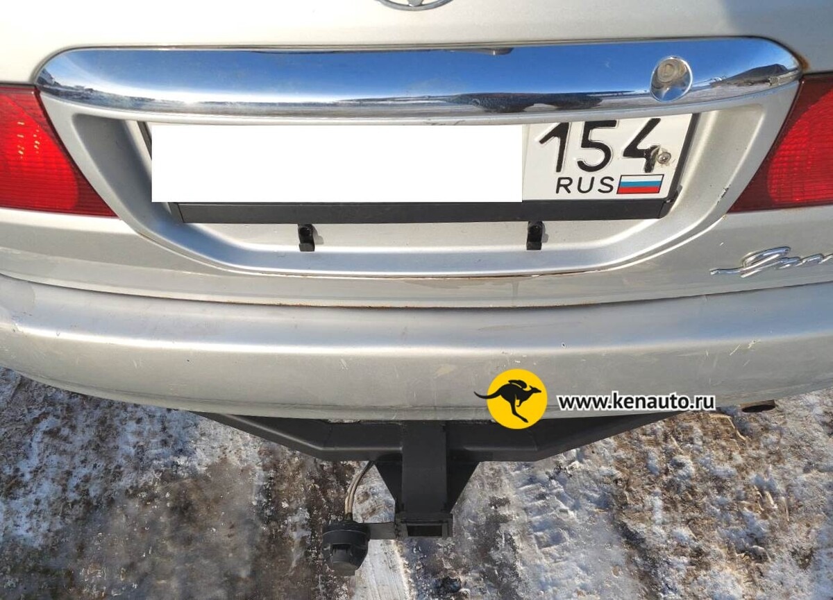 Фаркоп Halty для Toyota Ipsum SXM10 (Mk.I) 2WD/4WD 1996-2001/ Toyota Gaia XM (Mk.I) 2WD/4WD 1998-2004/ Toyota Picnic XM10 1996-2001 шар Е фото 2