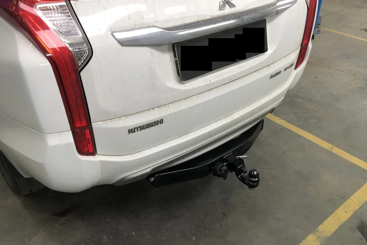 Быстросъёмный фаркоп с системой антистук для Mitsubishi Pajero Sport (Mk.II/Mk.III) 2008- Шар Е фото 5