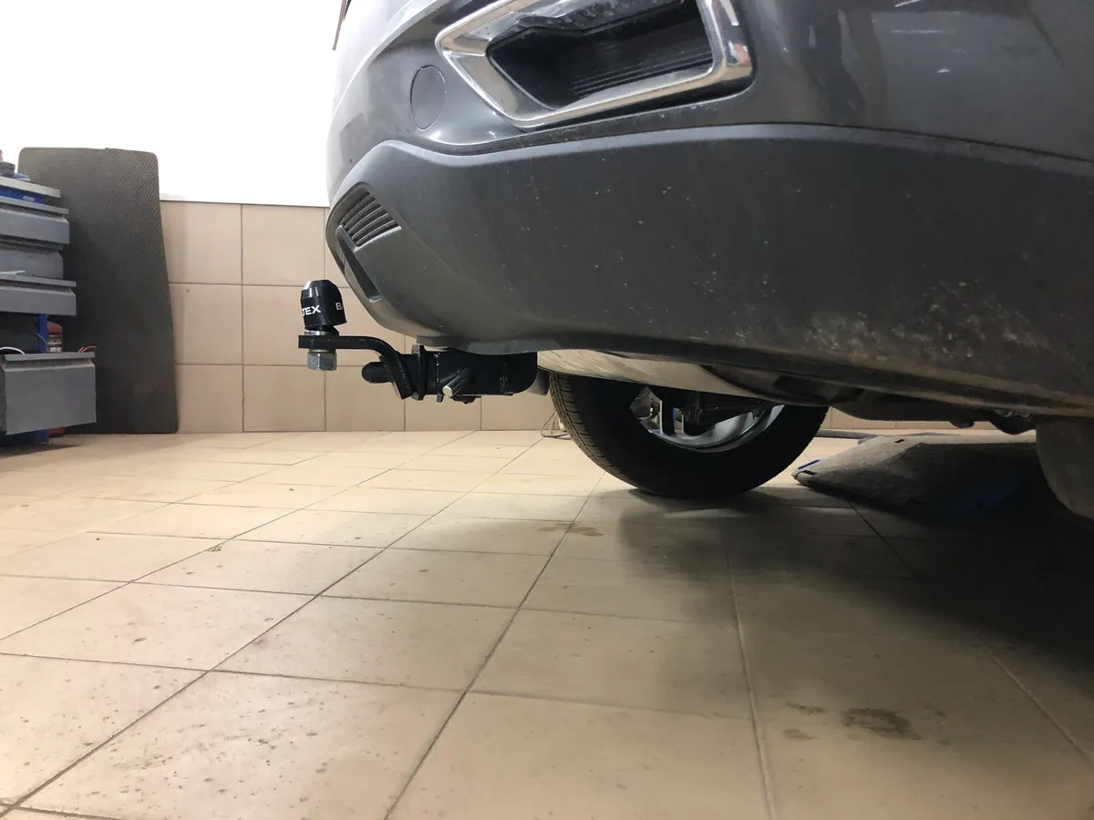 Быстросъёмный фаркоп TowRus для Changan UNI-S (Mk.I) 2024- /  Changan CS55 Plus (Mk.I)  2021- Шар Е с антистуком фото 3