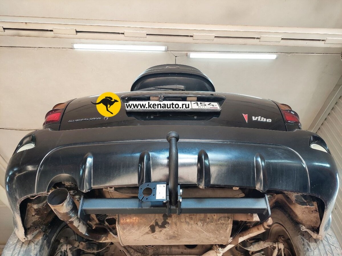 Фаркоп Halty для Toyota Matrix E130 (Mk.I) 2003-2014/ Voltz Pontiac Vibe (кроме GT 2008-2010) шар А фото 2