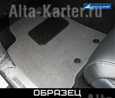 Коврики текстильные Autofamily для салона Skoda Octavia A7 седан 2013-2020 СЕРЫЕ