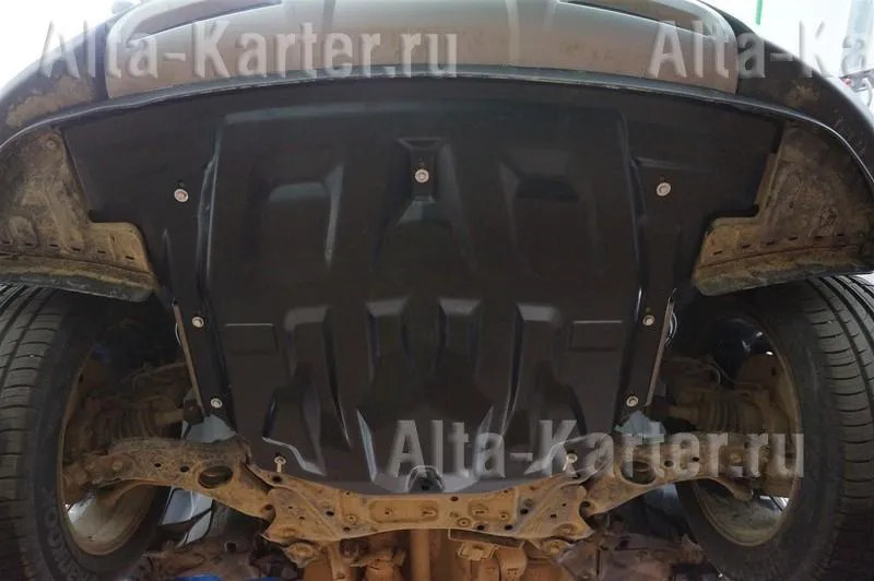 Защита композитная АВС-Дизайн для картера и КПП Hyundai Santa Fe III 2012-2018 фото 2