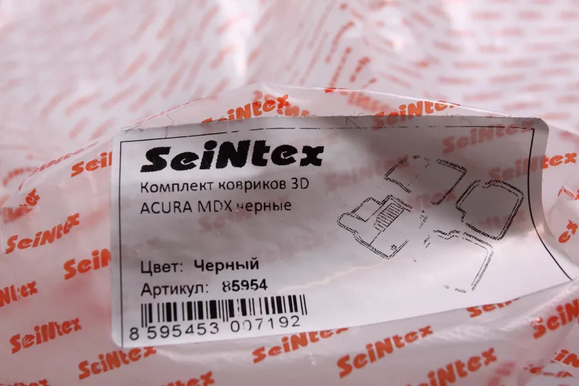 Коврики Seintex 3D ворсовые для салона Acura MDX III 2014-2022 фото 2