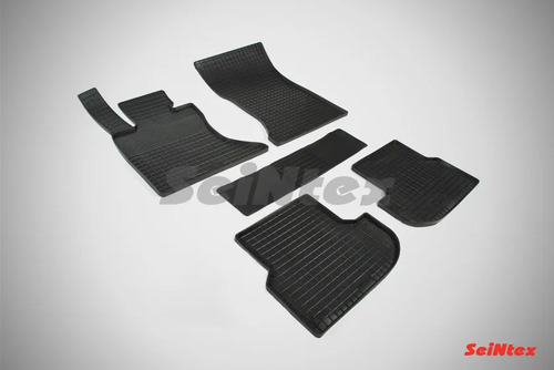 Коврики резиновые Seintex с узором сетка для салона BMW 5 F10 4WD 2013-2016