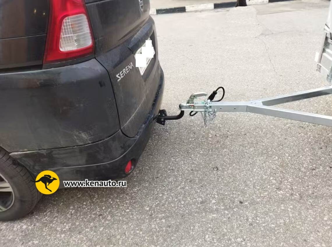 Фаркоп Halty для Nissan Serena C25 (Mk.III) Highway Star 2005-2010 шар А фото 2