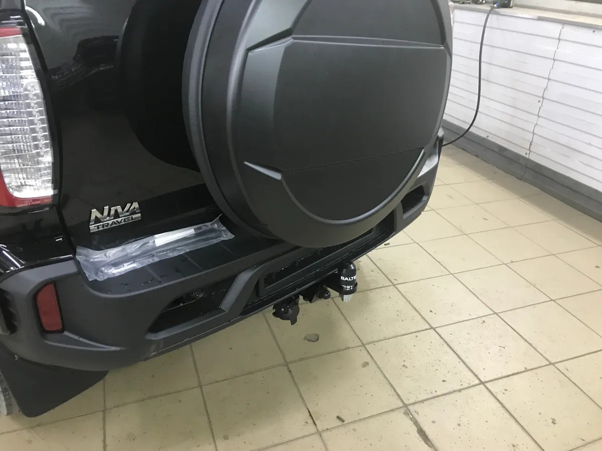 Быстросъёмный фаркоп TowRus  с системой антистук для Lada Niva Travel 2021- / Chevrolet Niva 2002-2020 /  Lada Niva 2020-2021 Шар Е фото 4