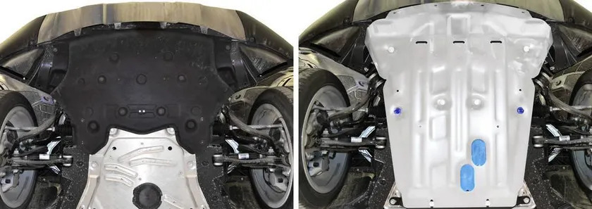 Защита алюминиевая Rival для картера BMW X5 III F15 2013-2018 фото 3