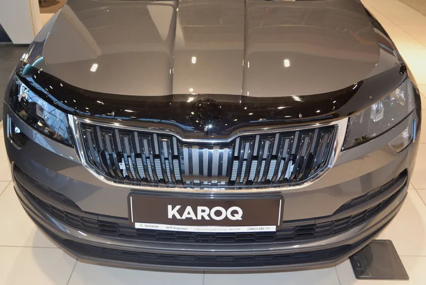 Дефлектор SIM для капота Skoda Karoq 2017-2022 фото 2