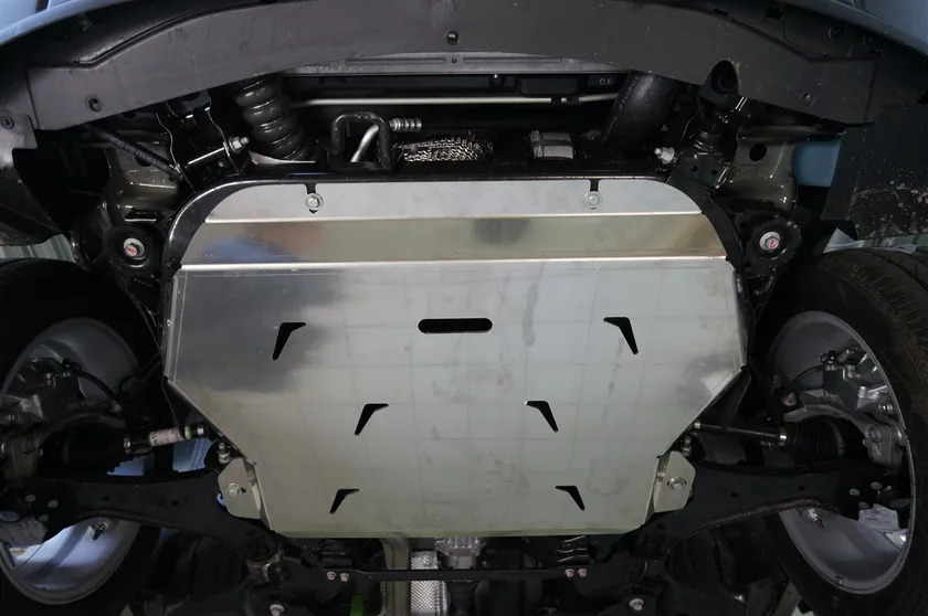 Защита алюминиевая АВС-Дизайн для картера и КПП Chevrolet Captiva I рестайлинг 2011-2013 фото 3