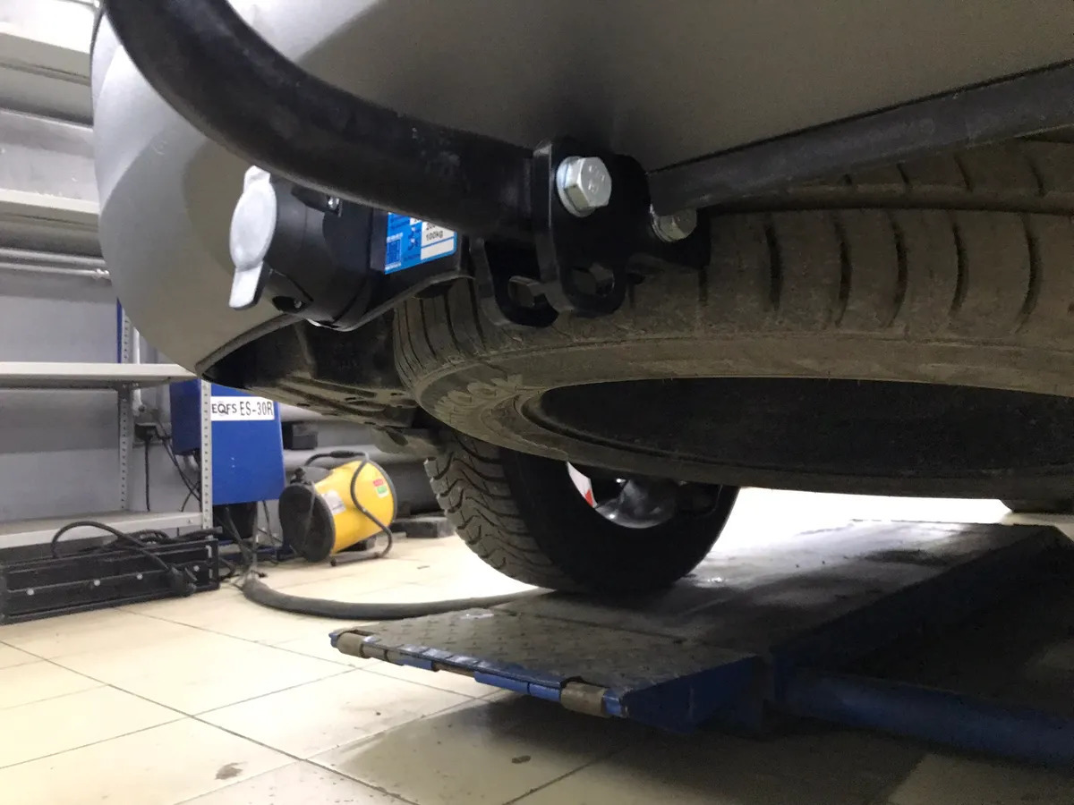 Фаркоп Baltex для Kia Sorento XM (Mk.II) 2012-2020 /  Hyundai Santa Fe DM (Mk.III) 2012-2018 / Hyundai Grand Santa Fe NC (Mk.I)  2014-2018 Шар А фото 4