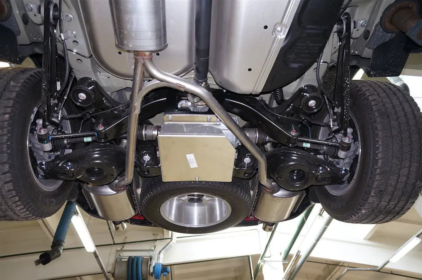 Защита алюминиевая АВС-Дизайн для картера, топл. трубок, трубок кондиционера, зад. редуктора Honda Pilot II 2011-2015 фото 3