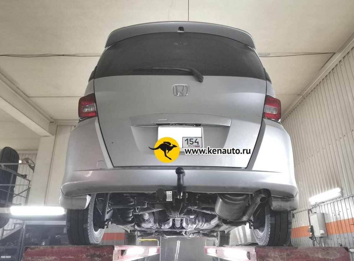 Фаркоп Halty для Honda Freed (Mk.I 2WD/4WD 5/7 мест 2008-2016 /  Honda Freed Spyke (Mk.I кроме Hybrid) 2010-2016 Шар А фото 2