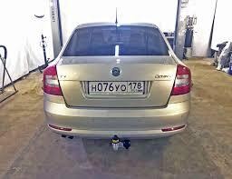 Фаркоп Motodor с оцинкованным шаром для Skoda Octavia (Mk.II,MK.III,Mk.IV) 2004-2021 Шар А фото 3