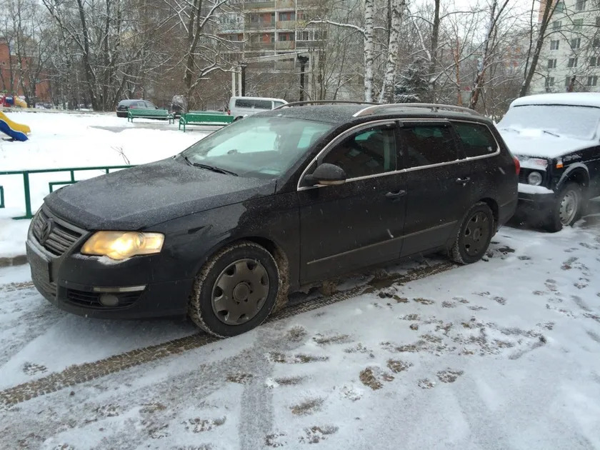 Дефлекторы V-Star для окон (с хром. молдингом) Volkswagen Passat B6 универсал 2005-2010 фото 2