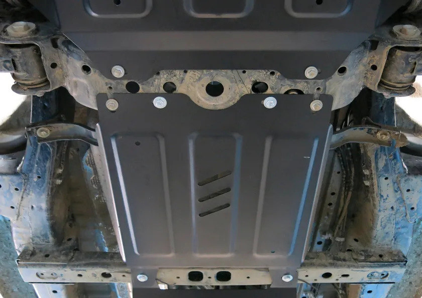 Защита АвтоБРОНЯ для КПП Toyota Fortuner II 4WD 2015-2022 фото 2