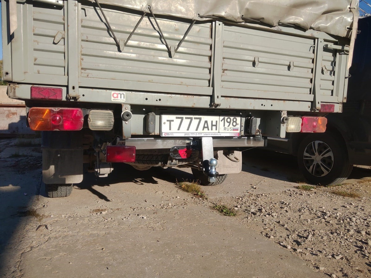 Фаркоп Бизон для УАЗ Profi 2017-шар Е фото 6