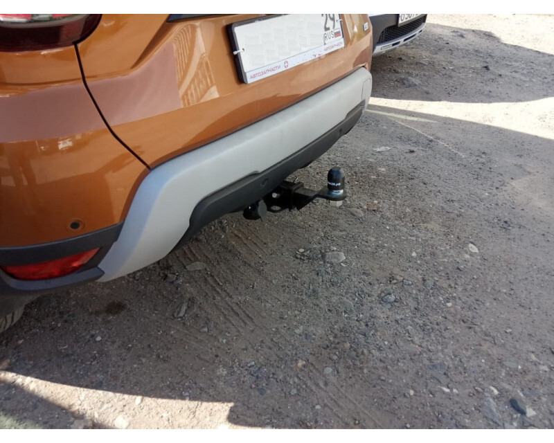 Быстросъёмный фаркоп с системой антистук для  Renault Duster  /Nissan Terrano /Renault Kaptur  Шар Е фото 2