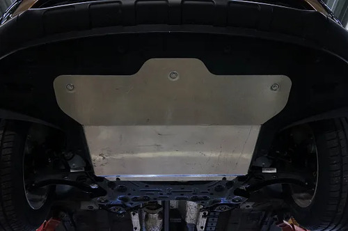 Защита алюминиевая АВС-Дизайн для картера и КПП Hyundai Tucson III 2015-2021