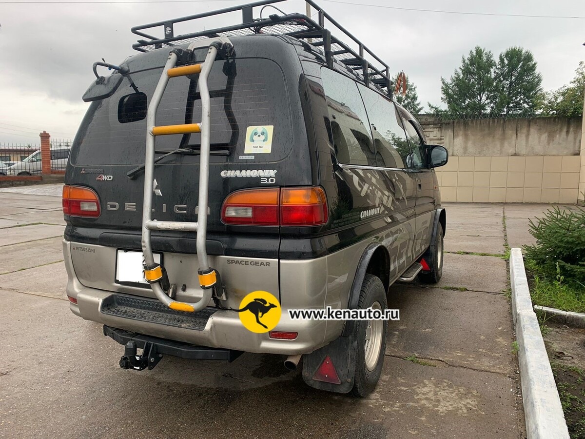 Фаркоп Halty для Mitsubishi Delica 4 1994-2007 (кроме PF8W super exceed crystal lite roof long) шар А фото 5