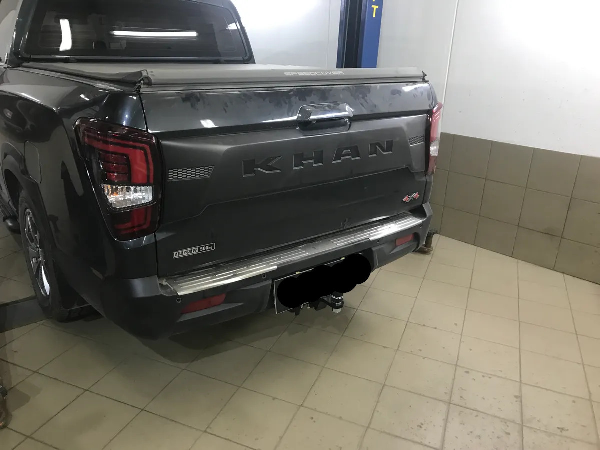 Фаркоп TowRus для SsangYong Rexton Sports 2018-2023 / KGM Musso 2023- (только для а/м с длинной базой) Тип шара E + антистук фото 3