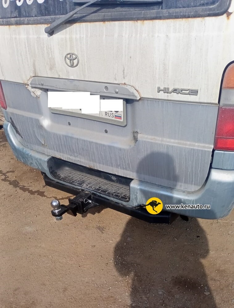 Быстросъёмный  Фаркоп Halty для Toyota Hiace H100 (Mk.IV правый руль) 1989-2004 (только авто со штатными местами) Шар Е фото 5