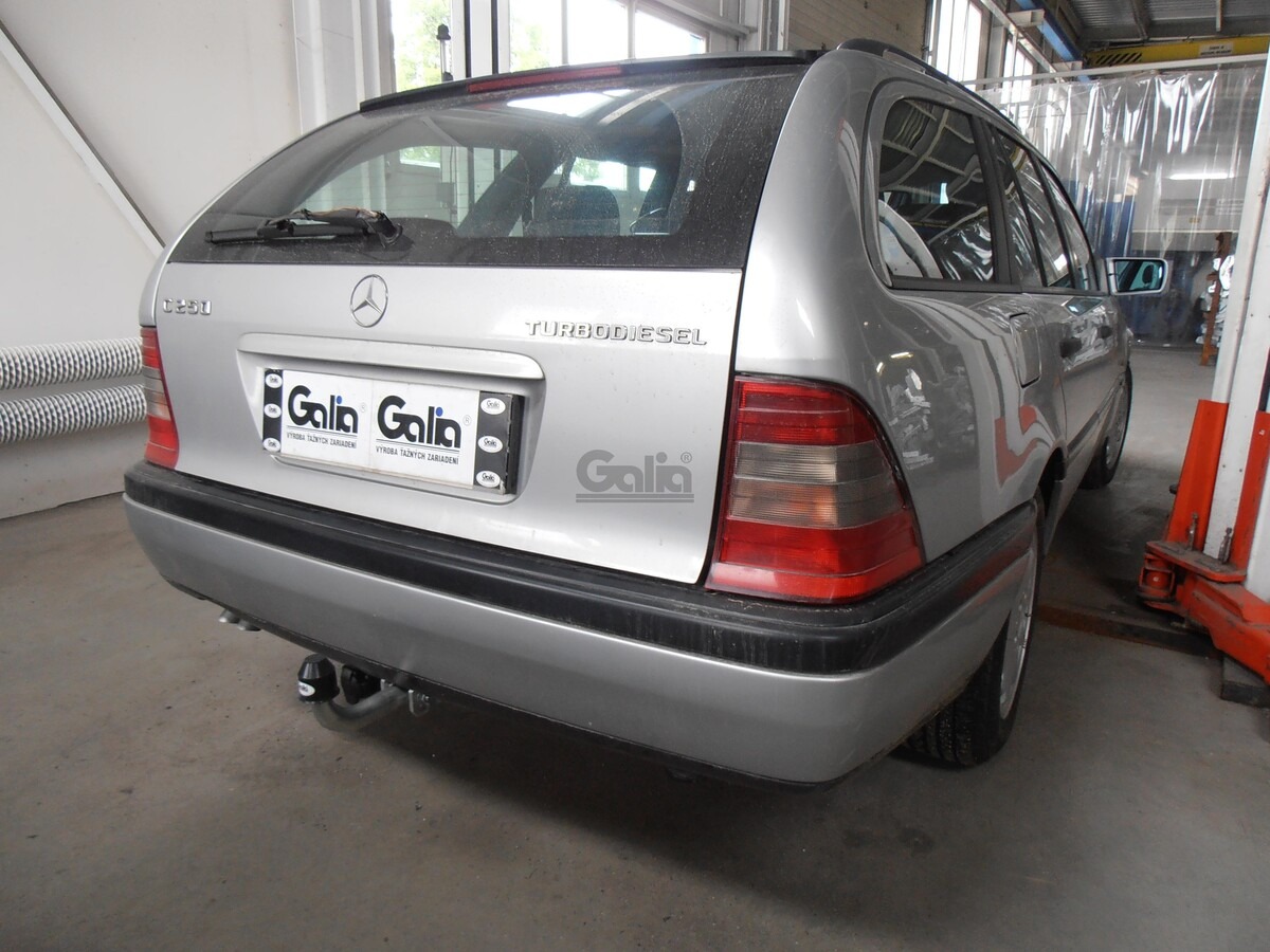 Оцинкованный фаркоп GALIA для  Mercedes C-Class w202/ s202  (Mk.I седан /универсал) 1994-2000 Шар А фото 7