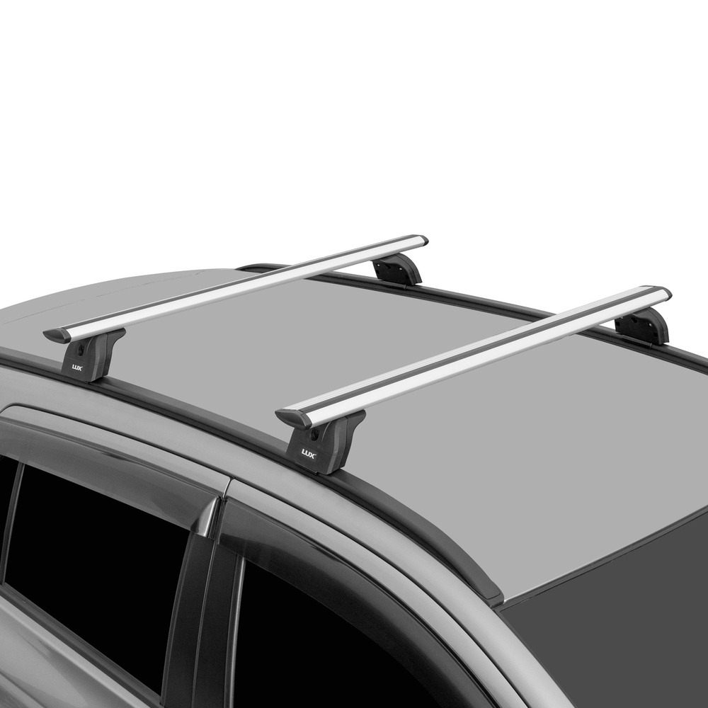 Багажник модельный на интегрированные рейлинги LUX БК2 крыловидные дуги фото 4