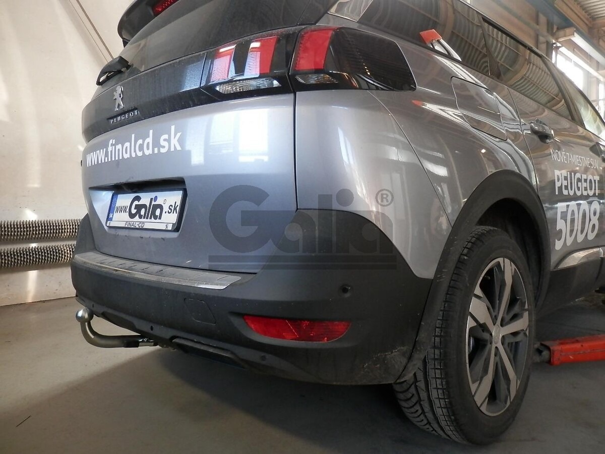 Быстросъёмный оцинкованный фаркоп GALIA для Peugeot 5008 P87 (Mk.II) 2017-2024 Шар AV фото 3