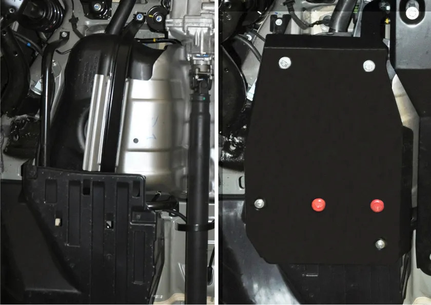 Защита АвтоБРОНЯ для топливного бака Honda CR-V IV 2012-2018 фото 2