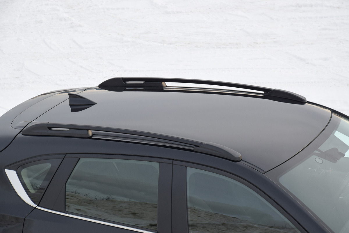 ​​Рейлинги на крышу PT Group черные для Mazda CX-5 фото 4