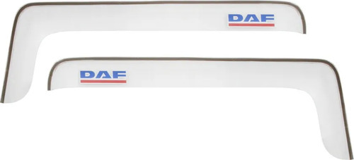 Дефлекторы REIN для окон (накладной скотч 3М) (2 шт.) DAF XF 95 1998-2022 (короткий) Прозрачный