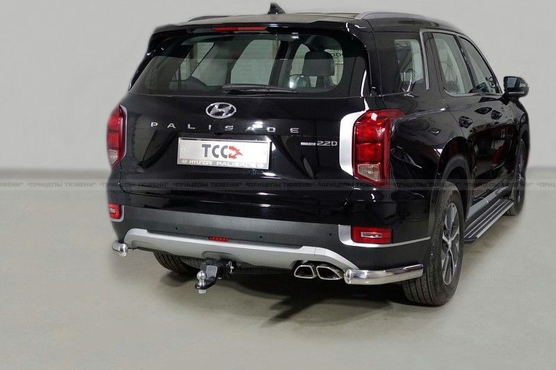 Быстросъёмный оцинкованный ТСС для Hyundai Palisade (Mk.I) 2021- Шар Е фото 2