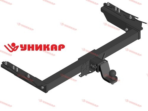 Фаркоп УНИКАР для Toyota Land Cruiser 90, 95, Toyota 4Runner, Toyota Hilux Surf 1995-2002 без снятия и подрезки бампера.
