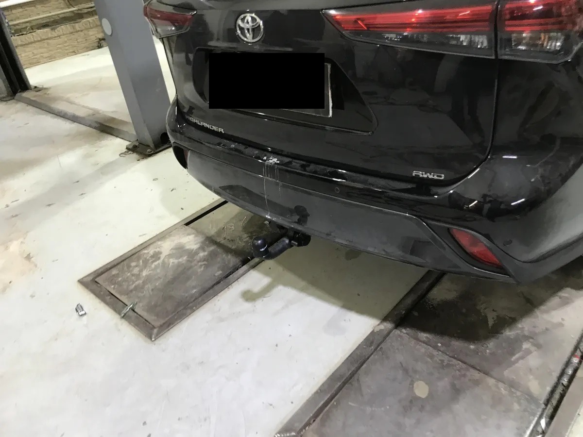 Быстросъёмный фаркоп Steinhof для Toyota Highlander XU70 (Mk.IV) 2019- Шар AV фото 5