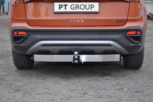 Фаркоп с металлической накладкой PT Group для Volkswagen Taos (Mk.I) 2021-