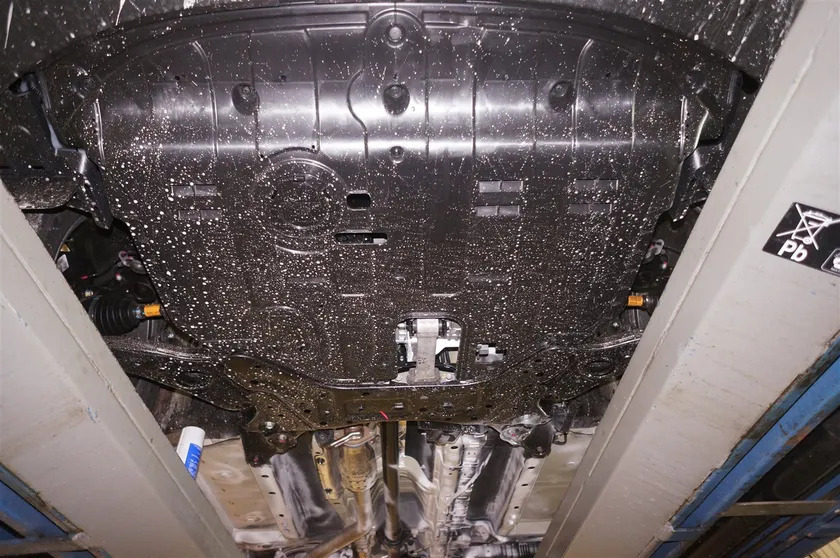 Защита алюминиевая АВС-Дизайн для картера и КПП Kia Sorento II рестайлинг 2012-2020 фото 2